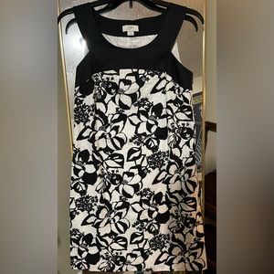 Ann Taylor LOFT - BLACK + WHITE - Floral